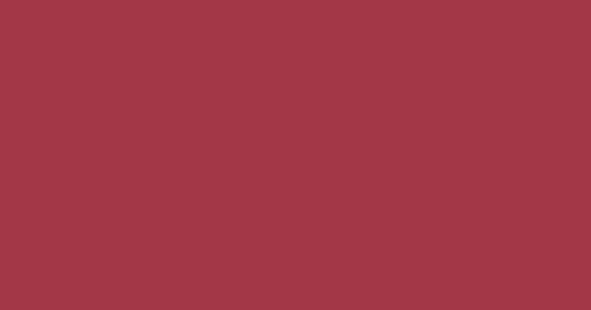 Колір RAL 450-M rgb(164, 55, 71)