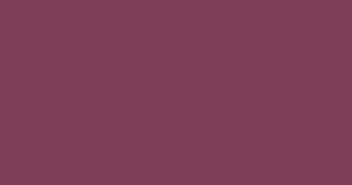 Колір RAL 530-4 rgb(124, 65, 90)