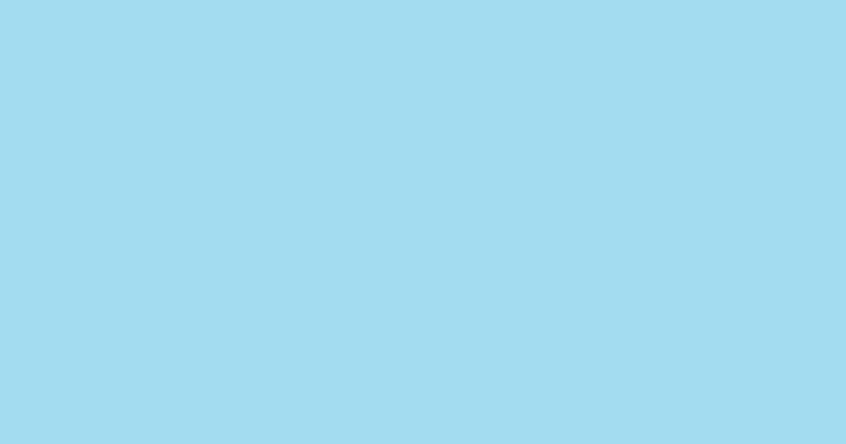 Колір RAL 670-2 rgb(163, 220, 241)