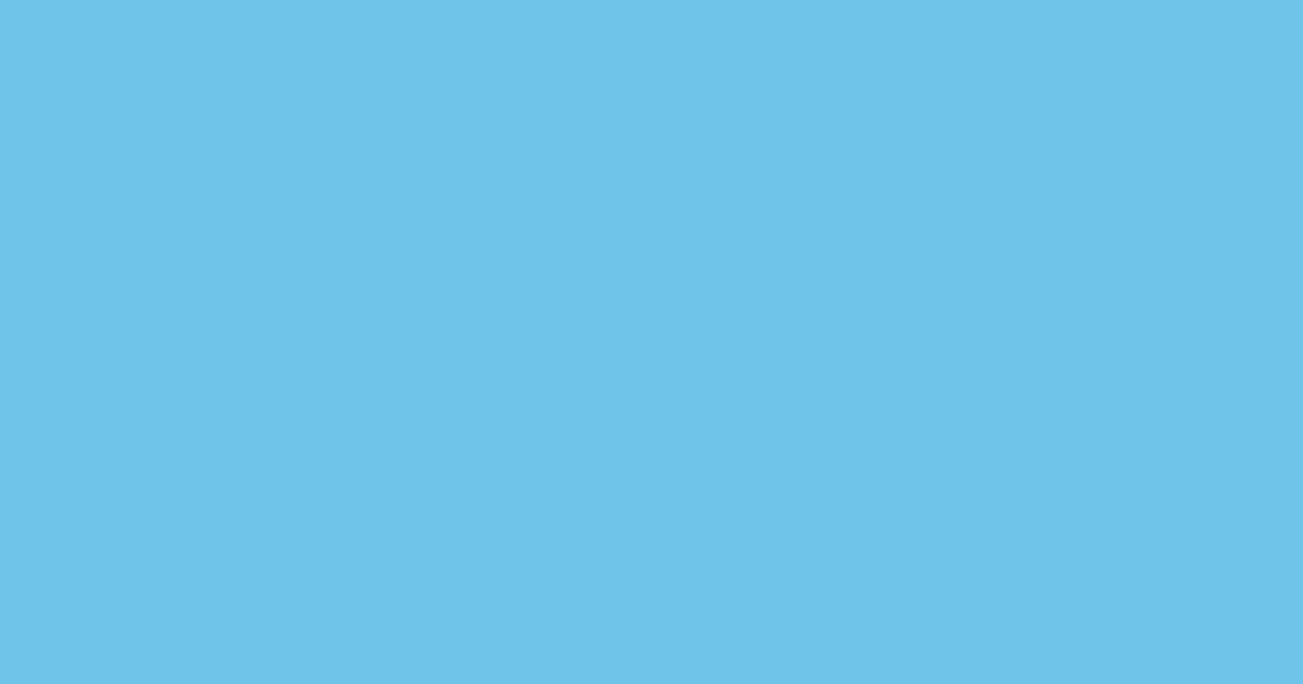 Колір RAL 670-6 rgb(110, 196, 233)