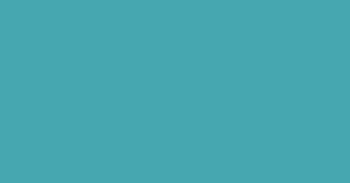 Колір RAL 690-2 rgb(71, 167, 176)