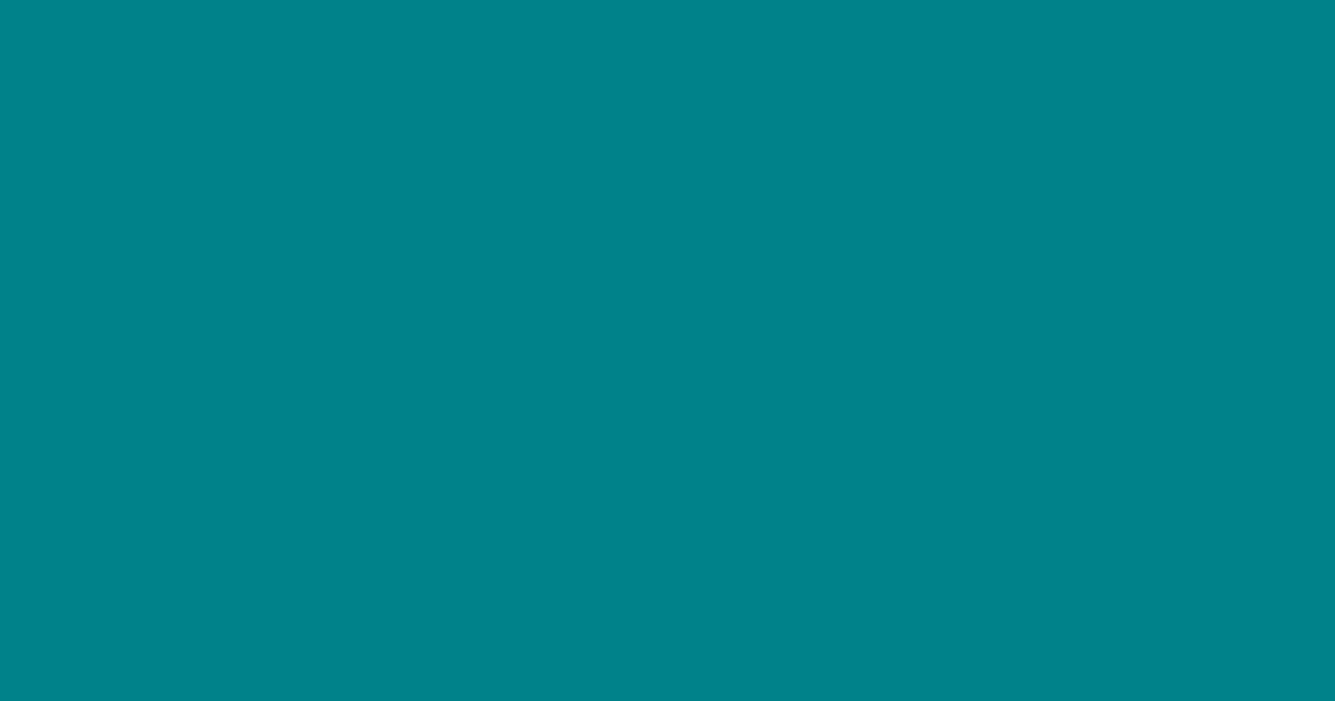 Колір RAL 690-M rgb(0, 131, 139)