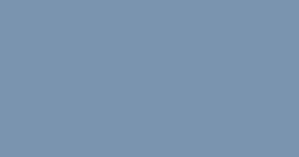 Колір RAL 610-1 rgb(122, 147, 175)