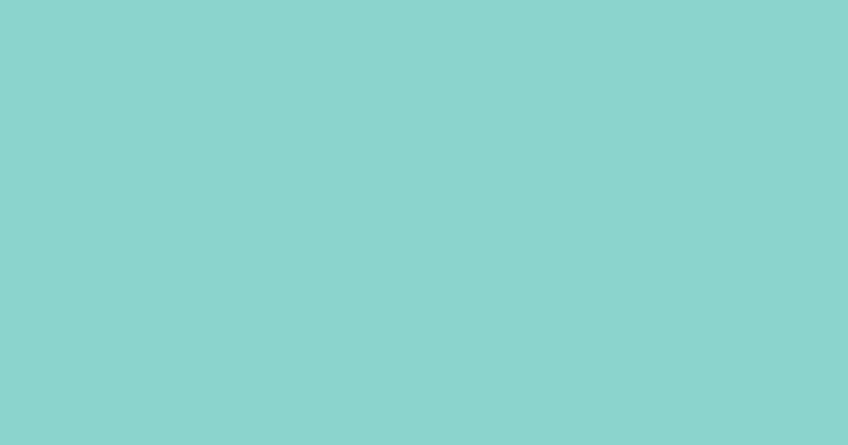 Колір RAL 710-1 rgb(139, 212, 205)