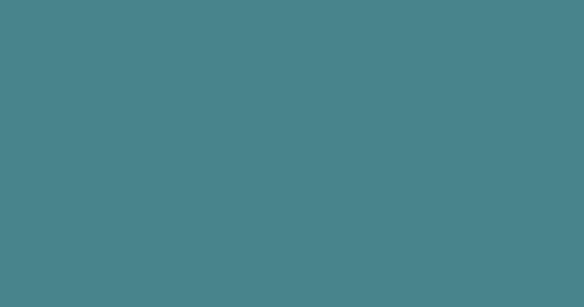 Колір RAL 720-6 rgb(71, 132, 139)