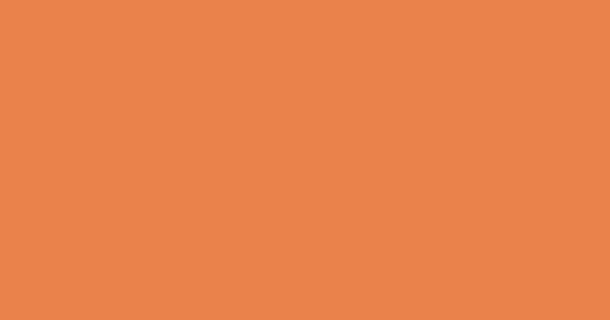 Колір L314 rgb(234, 130, 76)