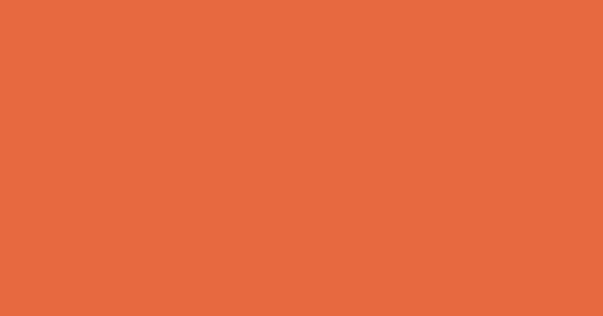 Колір M315 rgb(229, 106, 64)
