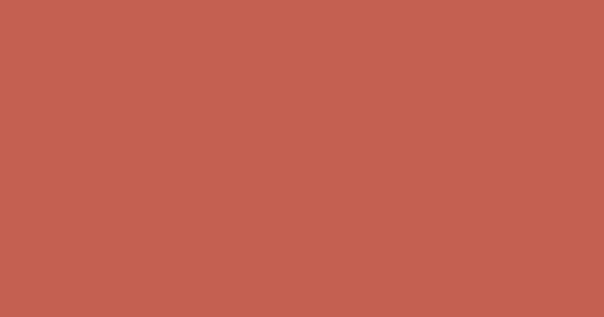 Колір N319 rgb(196, 96, 82)