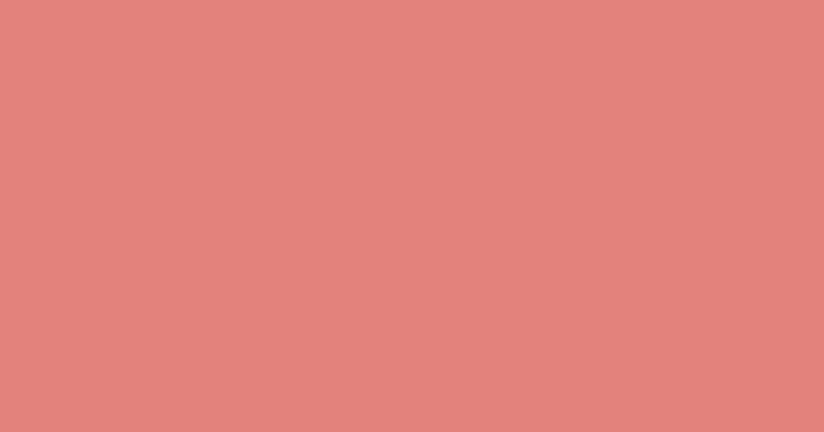 Колір K321 rgb(227, 129, 124)