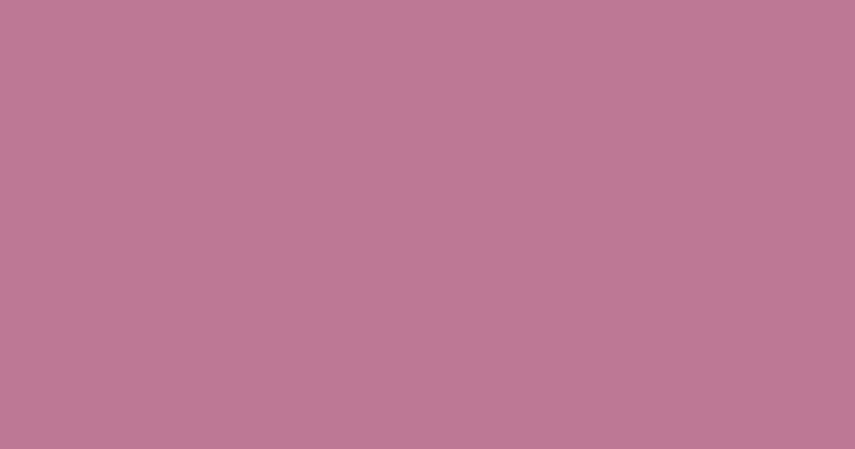 Колір K337 rgb(188, 120, 149)