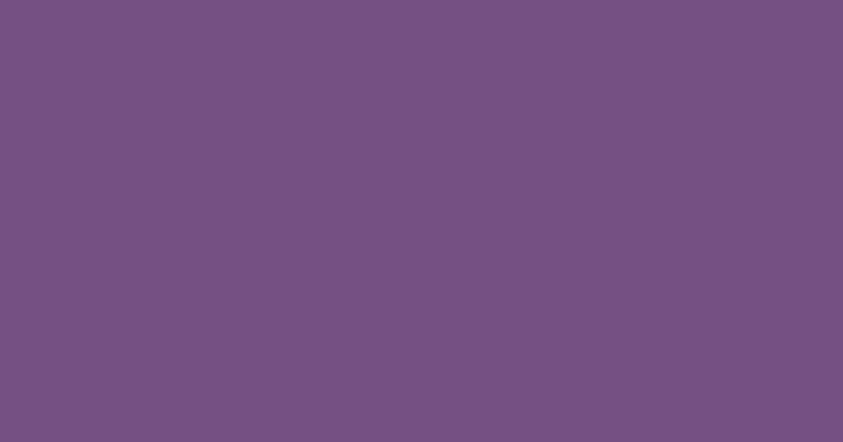Колір L342 rgb(116, 81, 130)