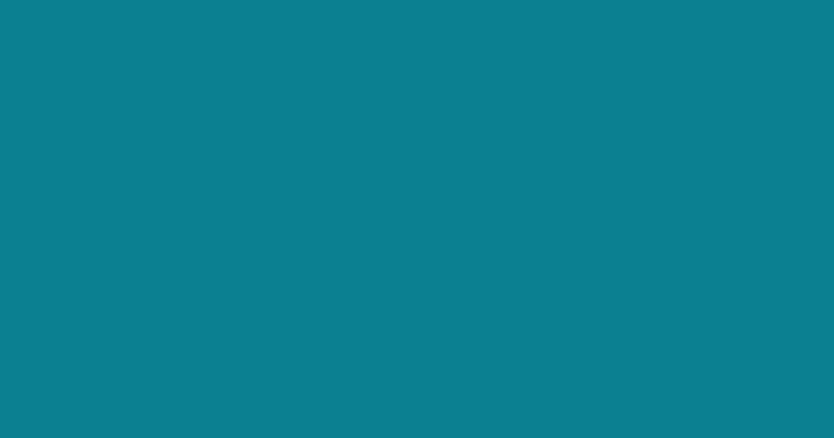 Колір S366 rgb(10, 128, 145)