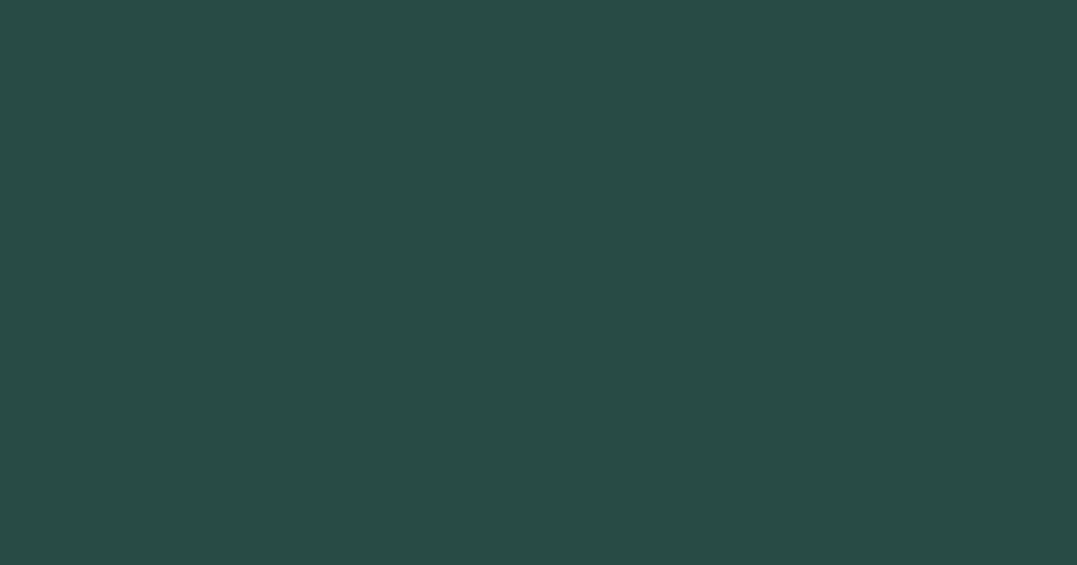 Колір L369 rgb(41, 75, 70)