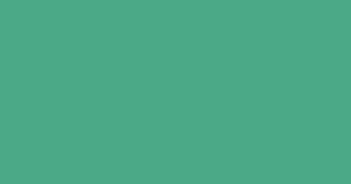 Колір K373 rgb(76, 169, 136)