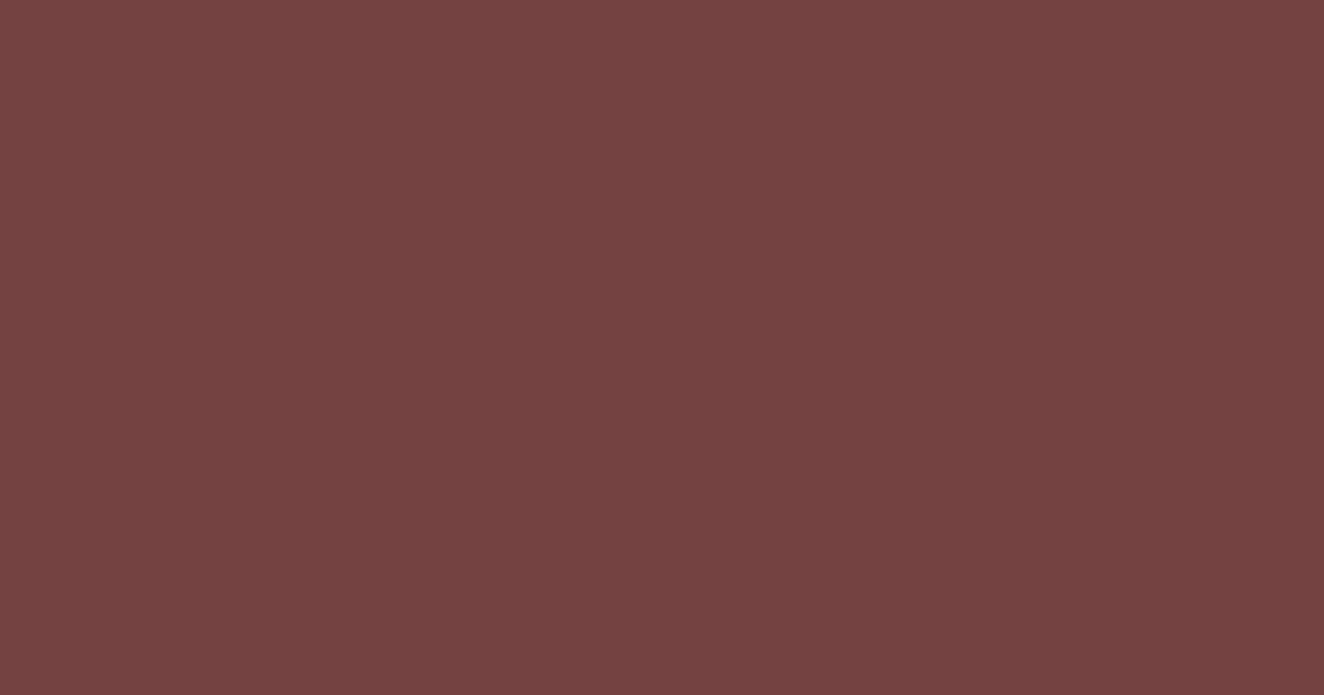 Колір M417 rgb(116, 67, 65)