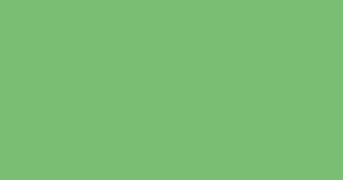 Колір RAL 220-1 rgb(121, 190, 115)