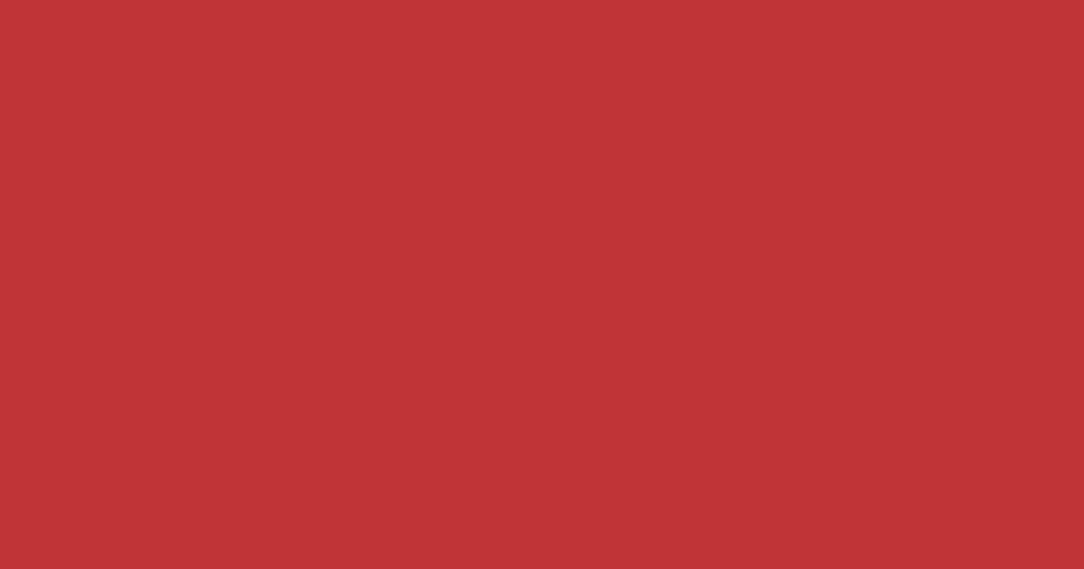 Колір M323 Сердце rgb(192, 51, 54)