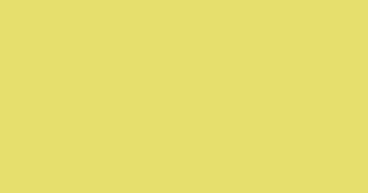 Колір RAL 250-2 rgb(230, 223, 109)