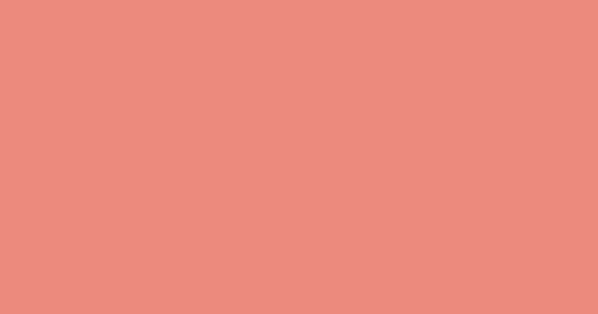 Колір K319 Фламинго rgb(237, 138, 126)