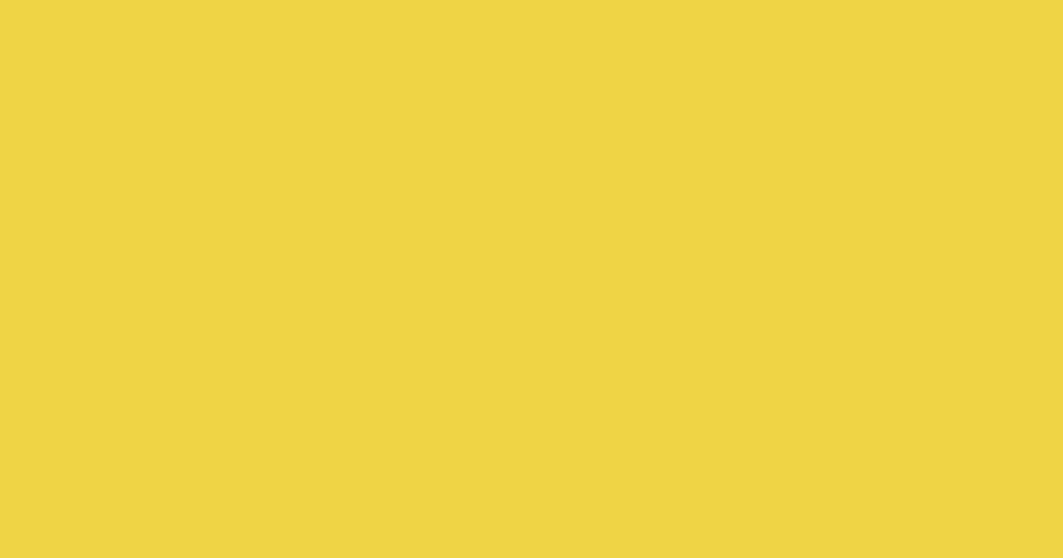 Колір RAL 260-3 rgb(239, 213, 69)