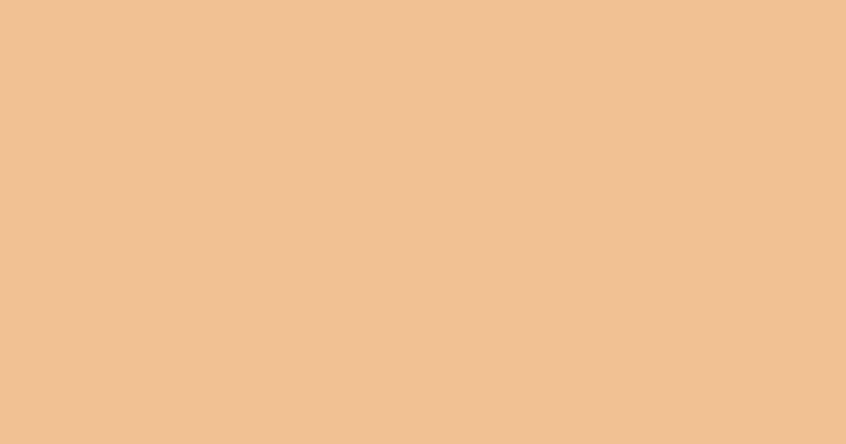 Колір X403 Степь rgb(241, 192, 147)