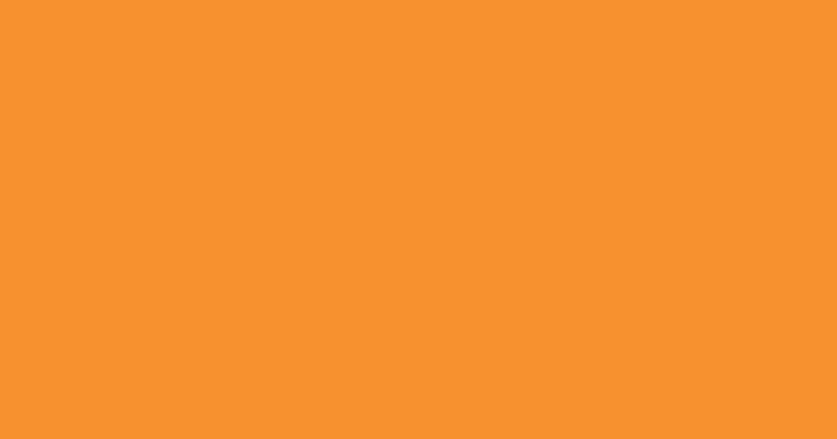 Колір RAL 380-2 rgb(248, 144, 43)