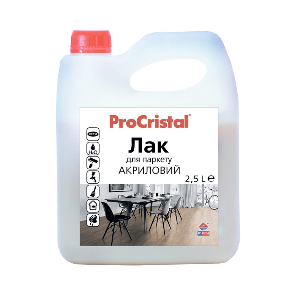 Лак паркетний ProCristal ІР-18 глянцевий, 2.5 л