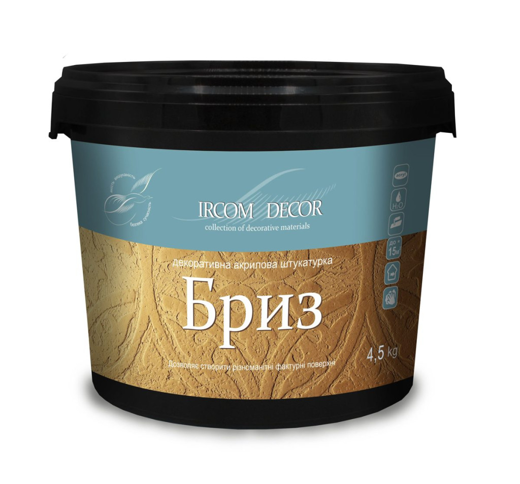 Штукатурка декоративна Ircom Decor Бриз ІР-51, 4.5 кг