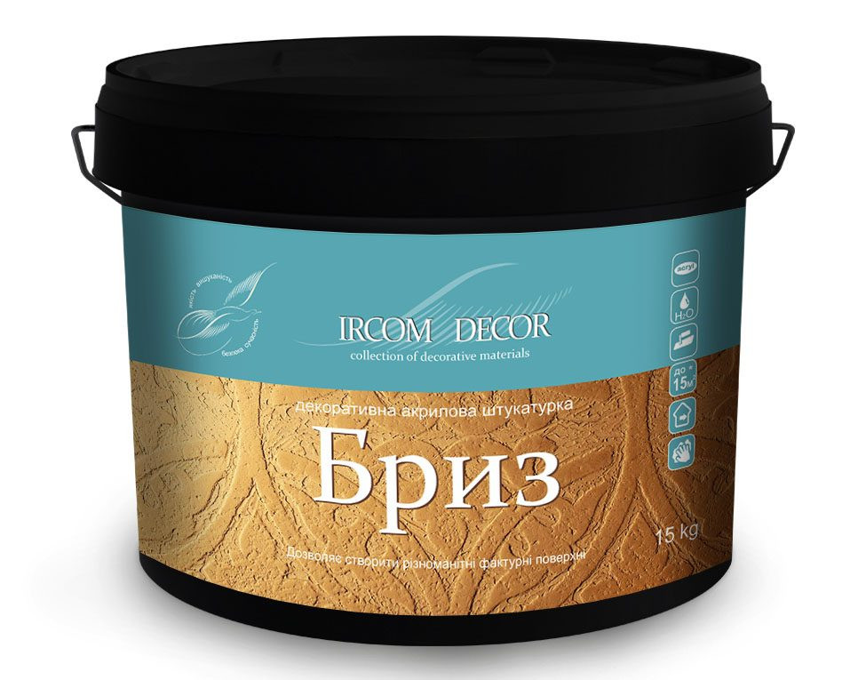 Штукатурка декоративна Ircom Decor Бриз ІР-51, 15 кг