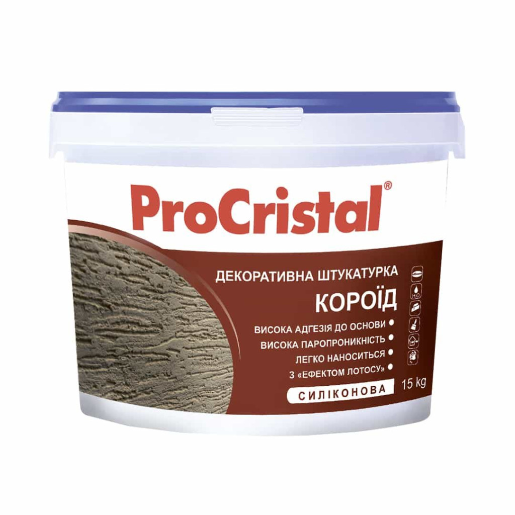 Штукатурка декоративна ProCristal Короїд ІР-53 Si, 15 кг