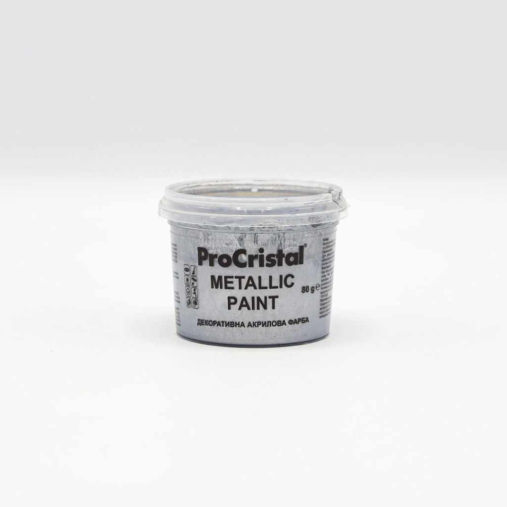 Фарба декоративна ProCristal Metallic paint перлина, 0.08 кг