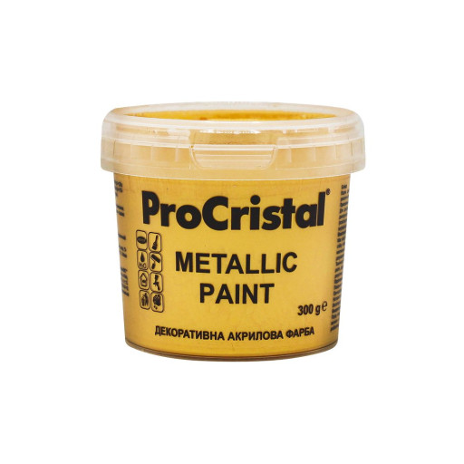 Фарба декоративна ProCristal Metallic paint акрилова з ефектом металік