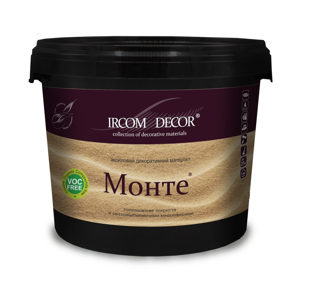 Штукатурка декоративна Ircom Decor Монте, 3.5 кг