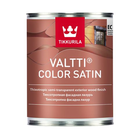 TIKKURILA Valtti Color Satin антисептик, 0.9 л