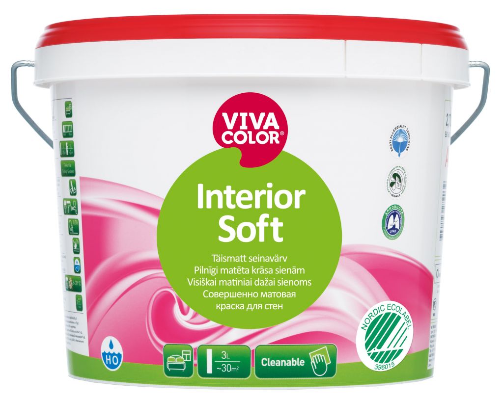 Фарба інтер'єрна Hansa Interior Soft абсолютно матова, 0.9 л