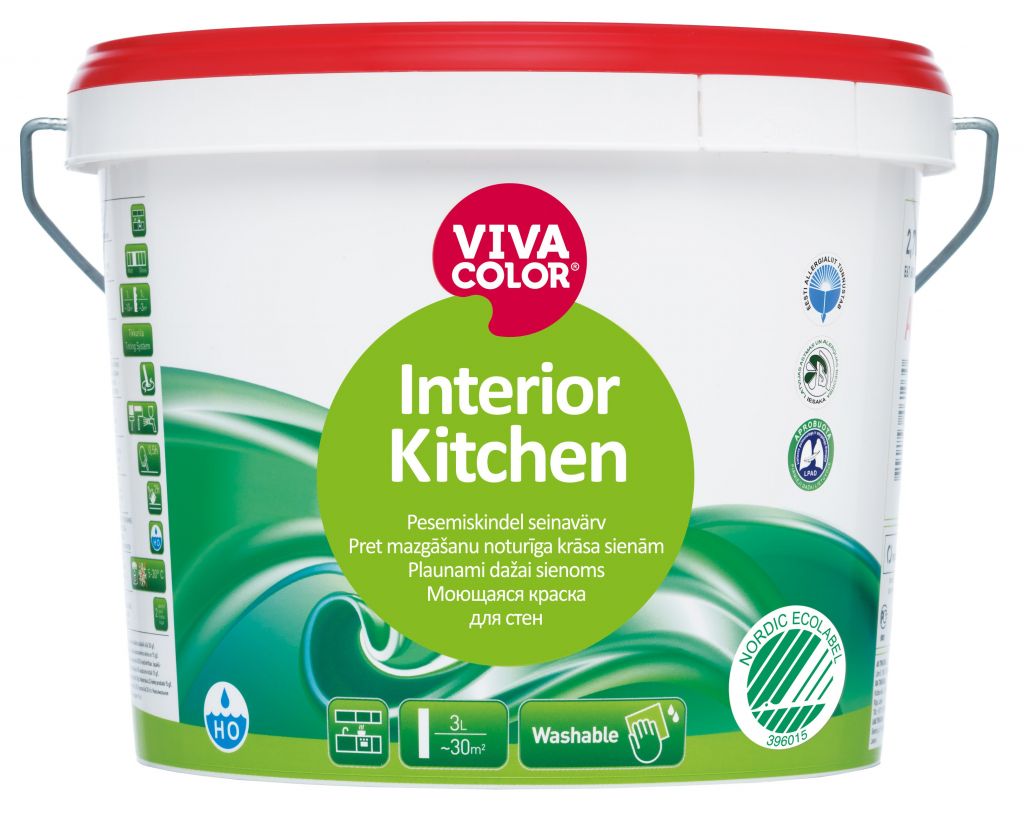 Фарба інтер'єрна Hansa Interior Kitchen напівматова, 0.9 л