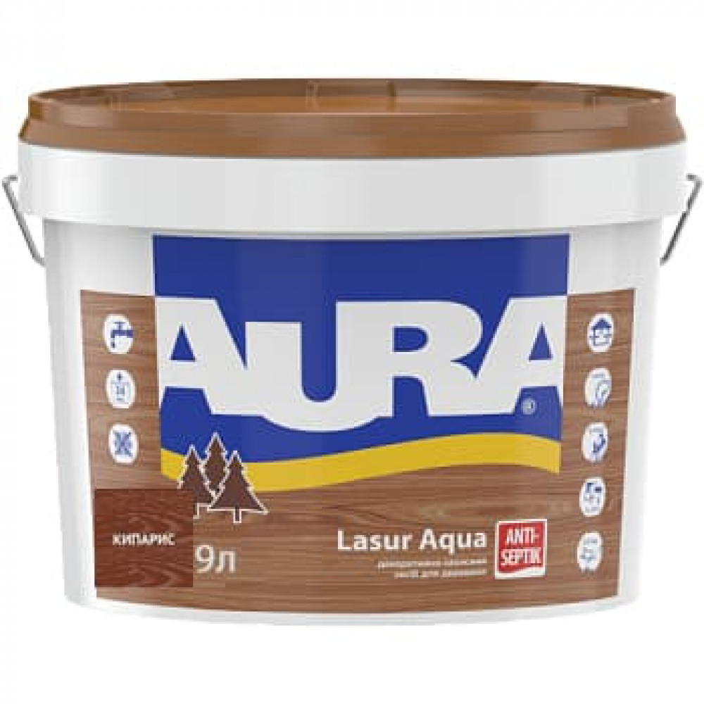 AURA Lasur Aqua  (кіпарис)  2,5л