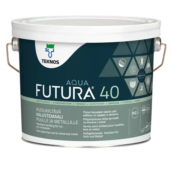 Futura Aqua 40, основа 3, фарба, 9л