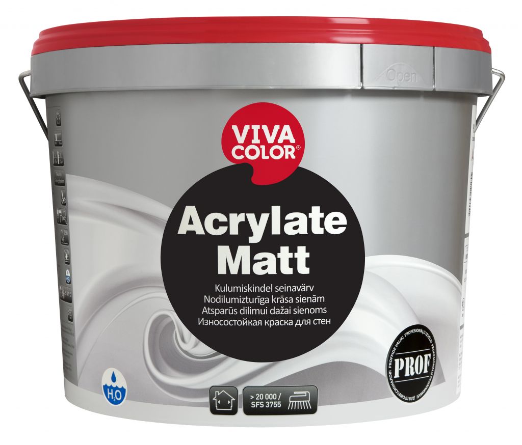 Фарба інтер'єрна Vivacolor Acrylate Matt матова, 0.9 л