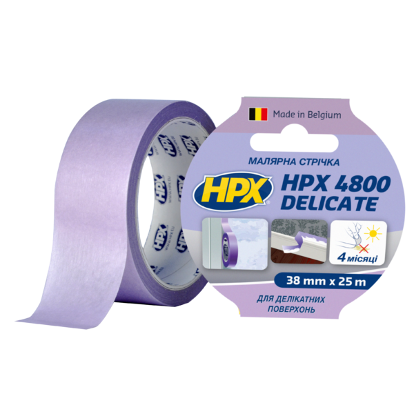 Малярна стрічка для делікатних поверхонь | HPX 4800 Delicate PW1950