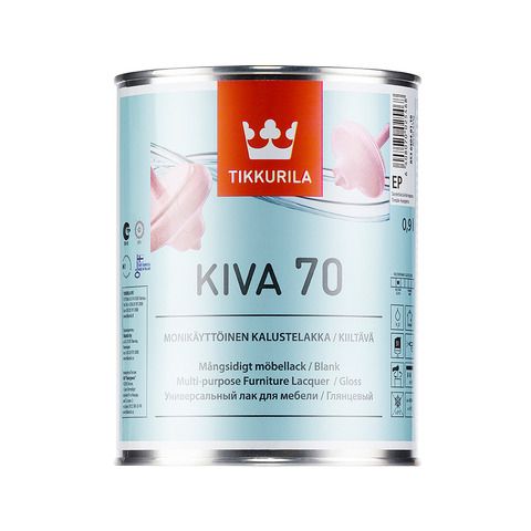 Лак Ківа | Tikkurila Kiva 70 глянсовий лак 0,9л