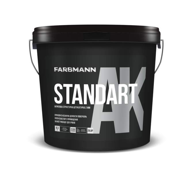 Farbmann Standart AK, база LАP 25кг (структурна акрилова штукатурка «короїд»)