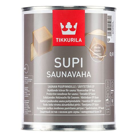 Захисний засіб Tikkurila Супі Саунаваха, Supi Saunavaha для сауни 0,9л