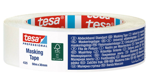 4325 Професійна малярна стрічка | tesa® Professional Masking Tape Pro White