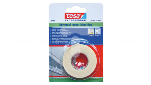 Tesa Монтажна стрічка для внутрішнього використання 1,5 м х 19 мм