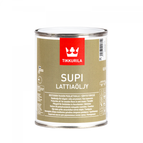 Захисний засіб Супі олія для підлоги | Supi Lattiaolju, базіс ЕС 0,9л