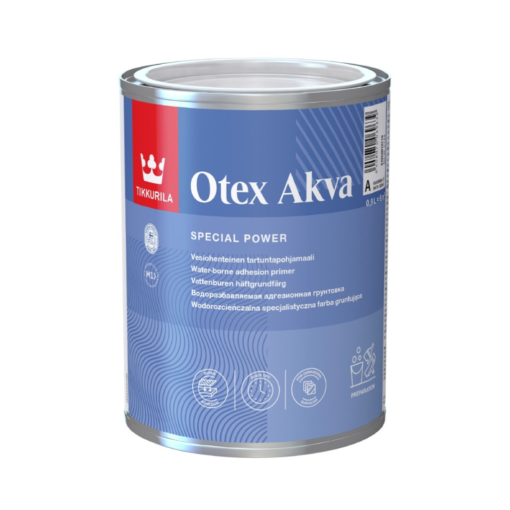 Ґрунтовка адгезійна Tikkurila Otex Akva, 0.9 л