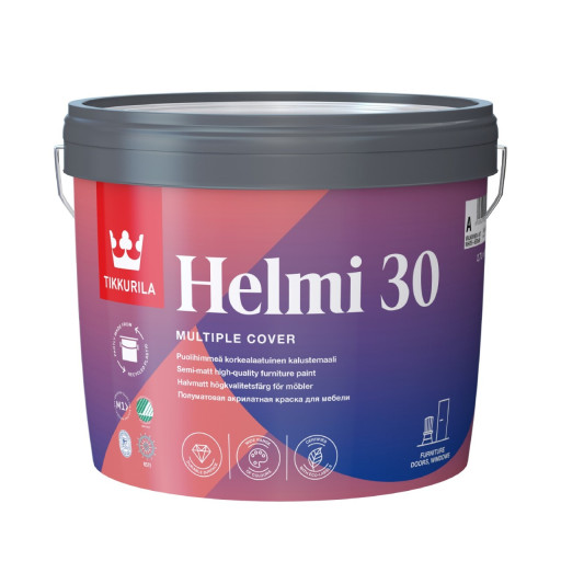Фарба для меблів Tikkurila Helmi 30 напівматова