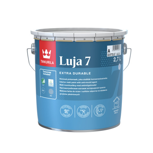 Фарба інтер'єрна Tikkurila Luja 7 матова проти цвілі