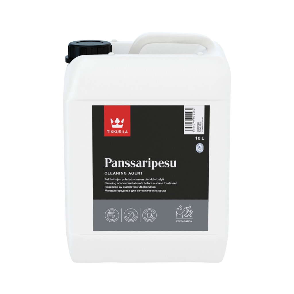 Мийний засіб Tikkurila Panssaripesu для металевих дахів, 1 л